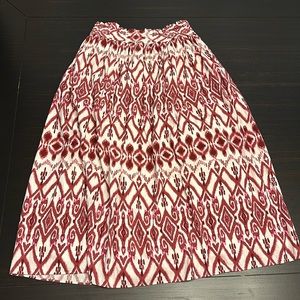Loft Patterned Maxi Skirt